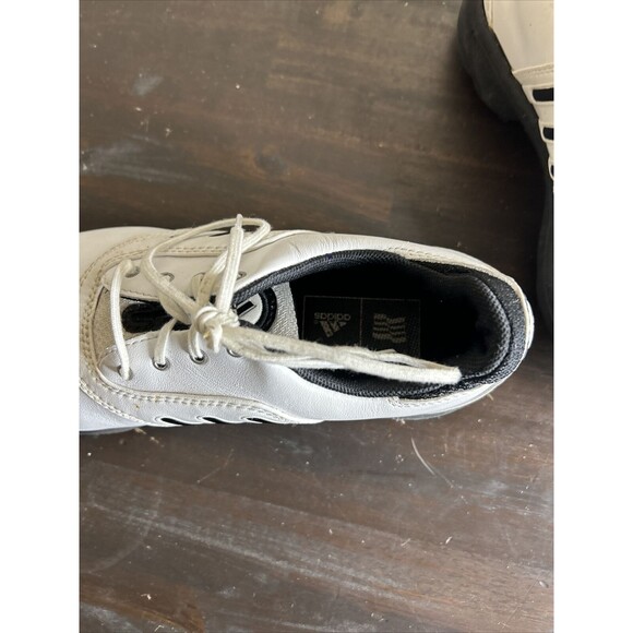 Adidas White Brown Z-Traxion Golf Shoes Oxford Style EVN791003 Men's Size 7.5 - Picture 7 of 11